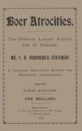 Boer Atrocities - The Pretoria Lunatic Asylum and its Inmates